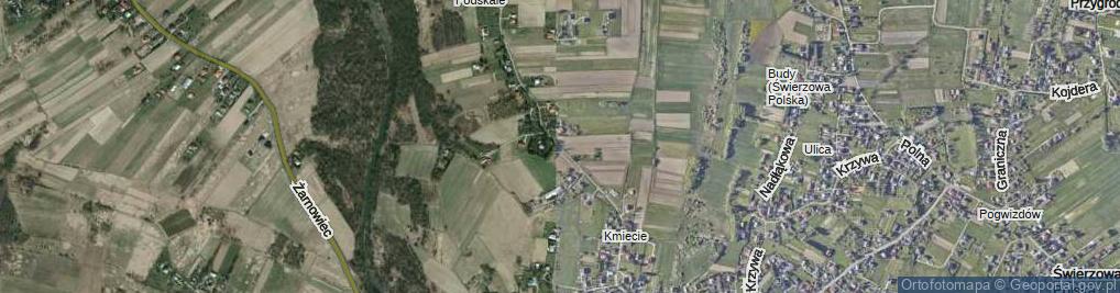 Zdjęcie satelitarne Podskale ul.